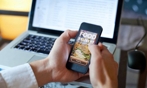 order food on internet, restaurant meals delivery online